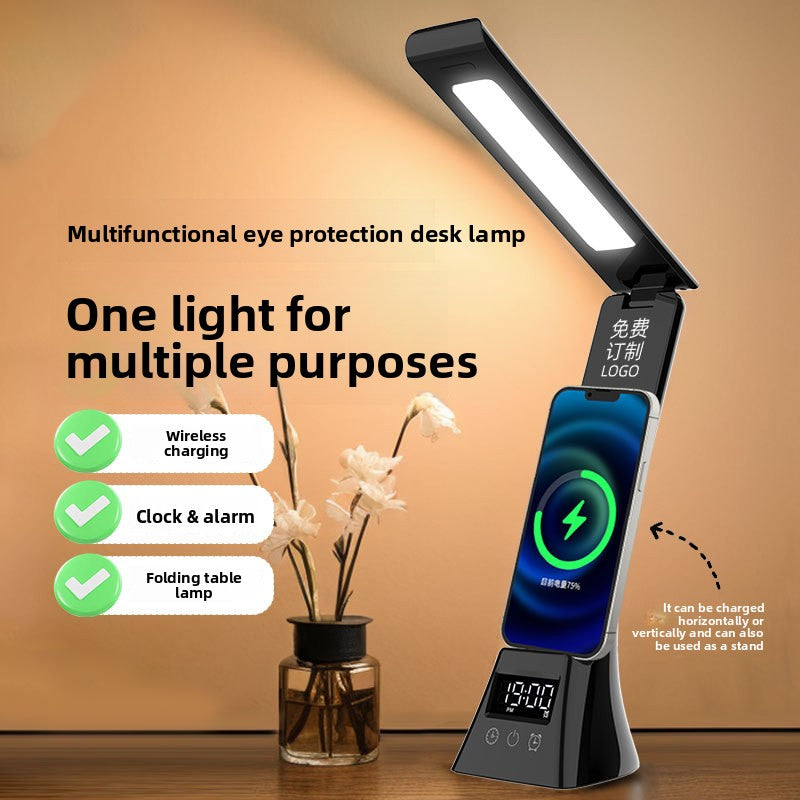 Lámpara de Escritorio LED con Cargador Inalámbrico 15W