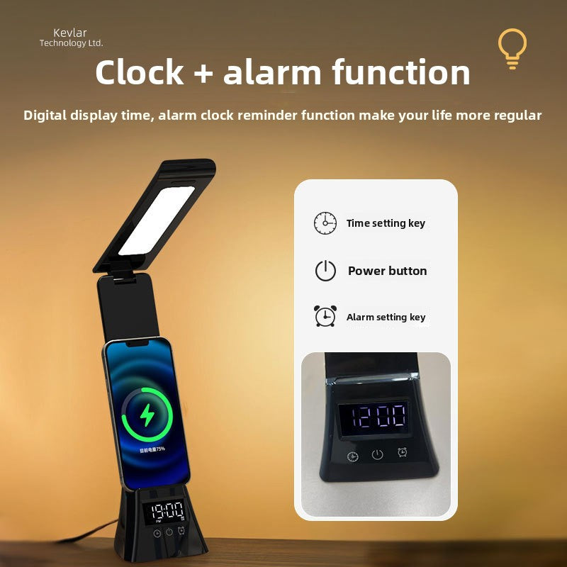 Lámpara de Escritorio LED con Cargador Inalámbrico 15W