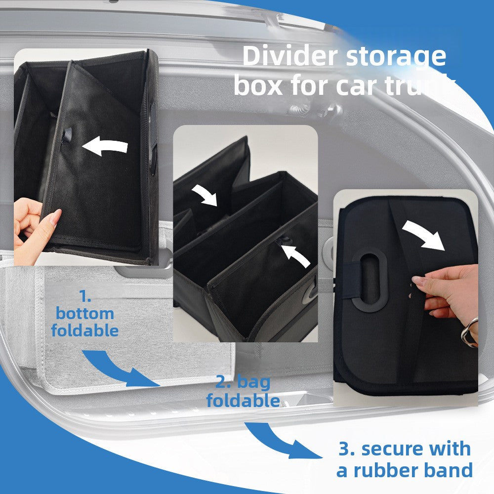 Caja de Almacenaje Plegable para Coche 35L