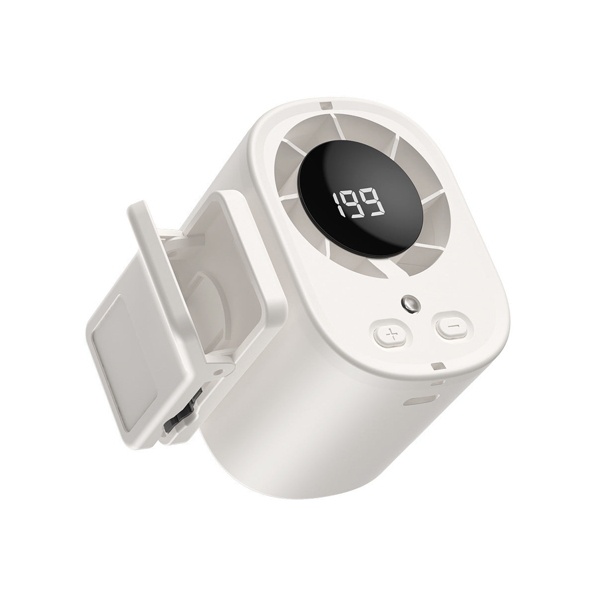 Ventilador de Cuello Portátil con Pantalla LED