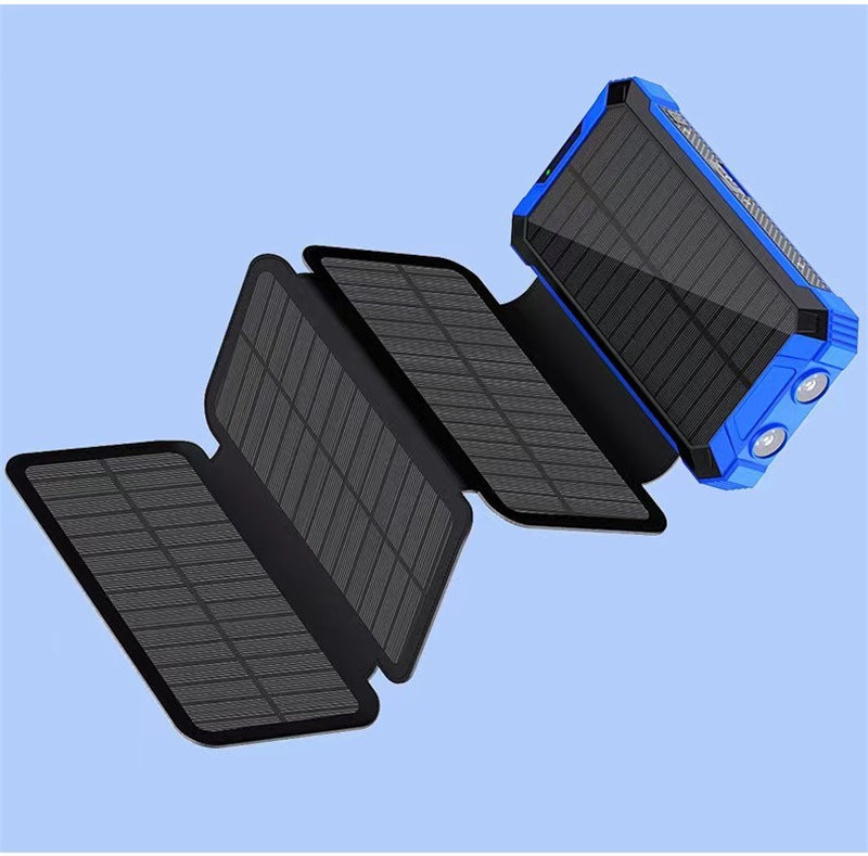 Batería Solar Portátil 20000mAh con Carga Inalámbrica