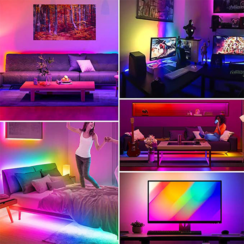 Tira LED RGB con Bluetooth y Mando a Distancia