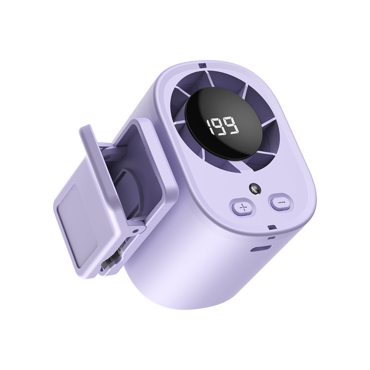 Ventilador de Cuello Portátil con Pantalla LED