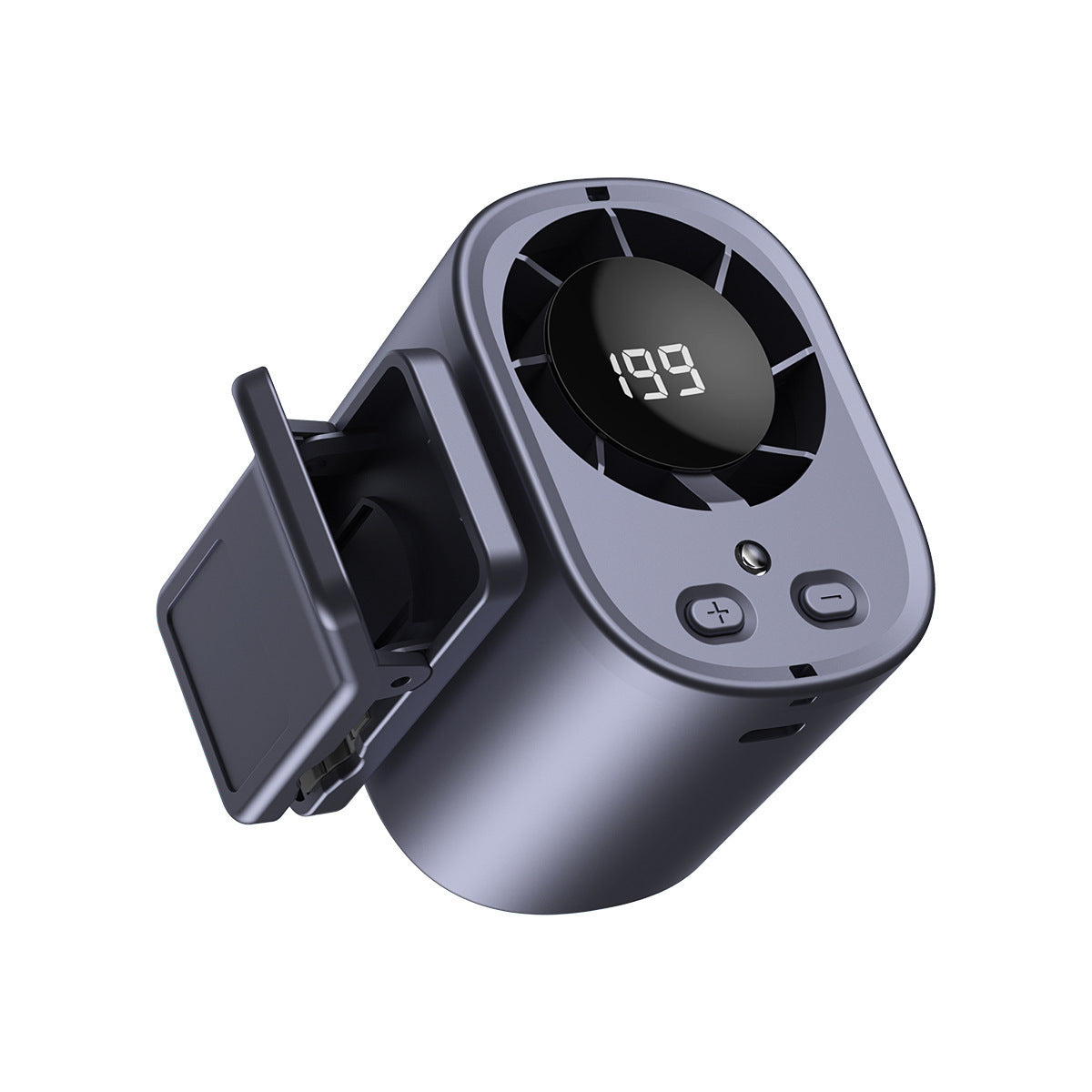 Ventilador de Cuello Portátil con Pantalla LED
