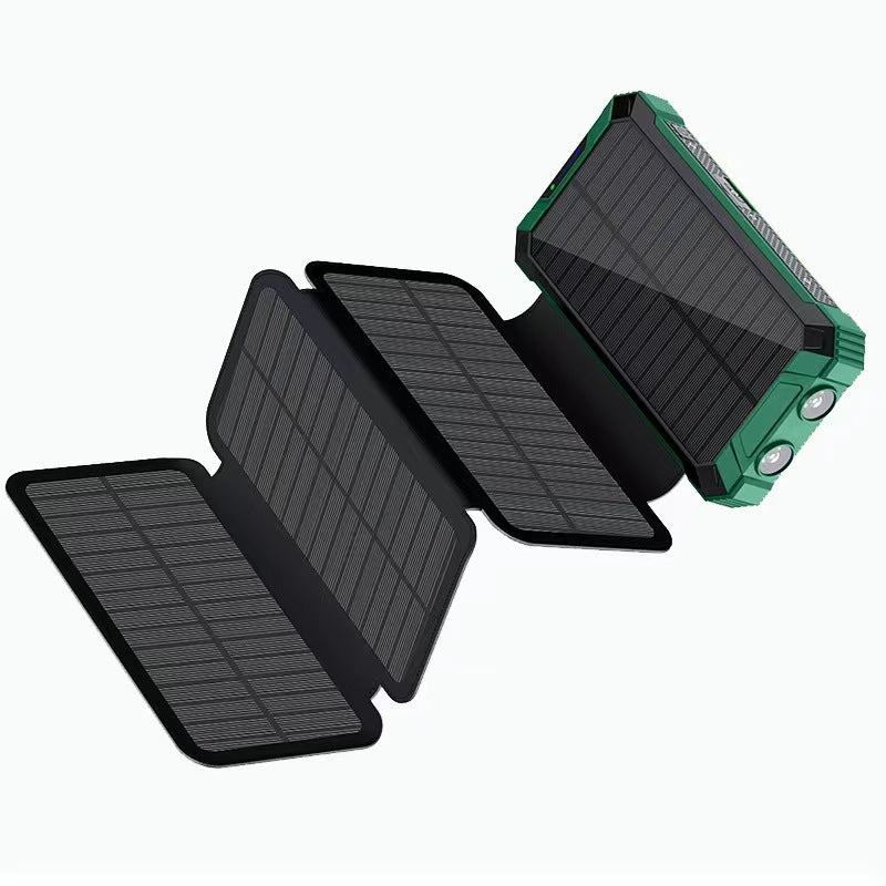 Batería Solar Portátil 20000mAh con Carga Inalámbrica