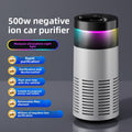 Purificador de Aire para Coche Recargable con Aromaterapia y Luz Ambiente