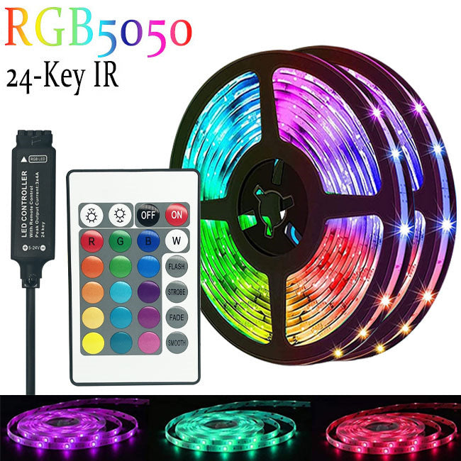 Tira LED RGB con Bluetooth y Mando a Distancia