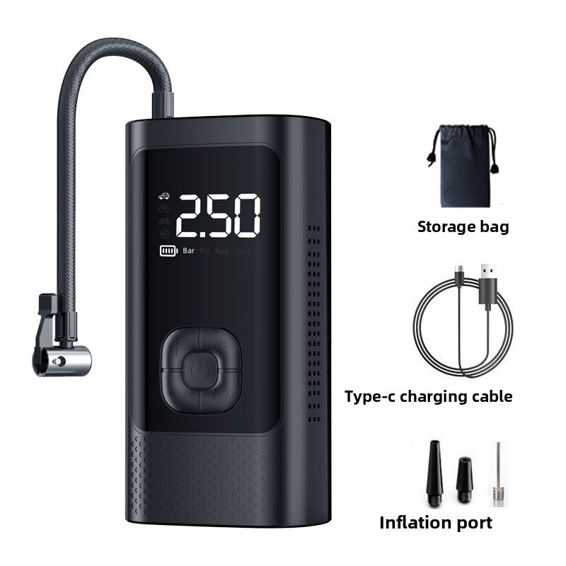 Inflador de Neumáticos Portátil Inalámbrico con Pantalla Digital