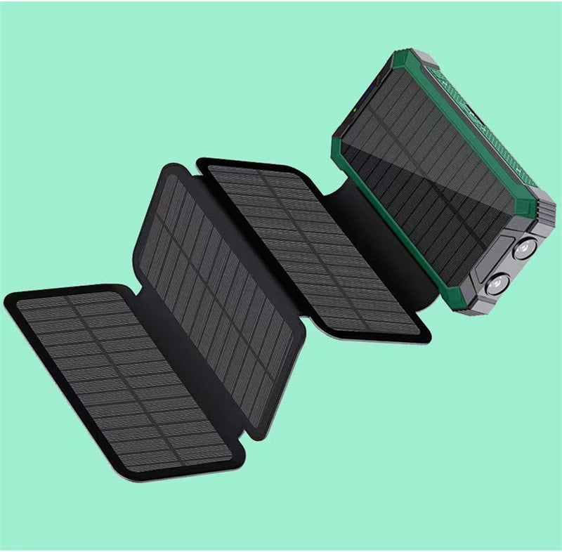 Batería Solar Portátil 20000mAh con Carga Inalámbrica
