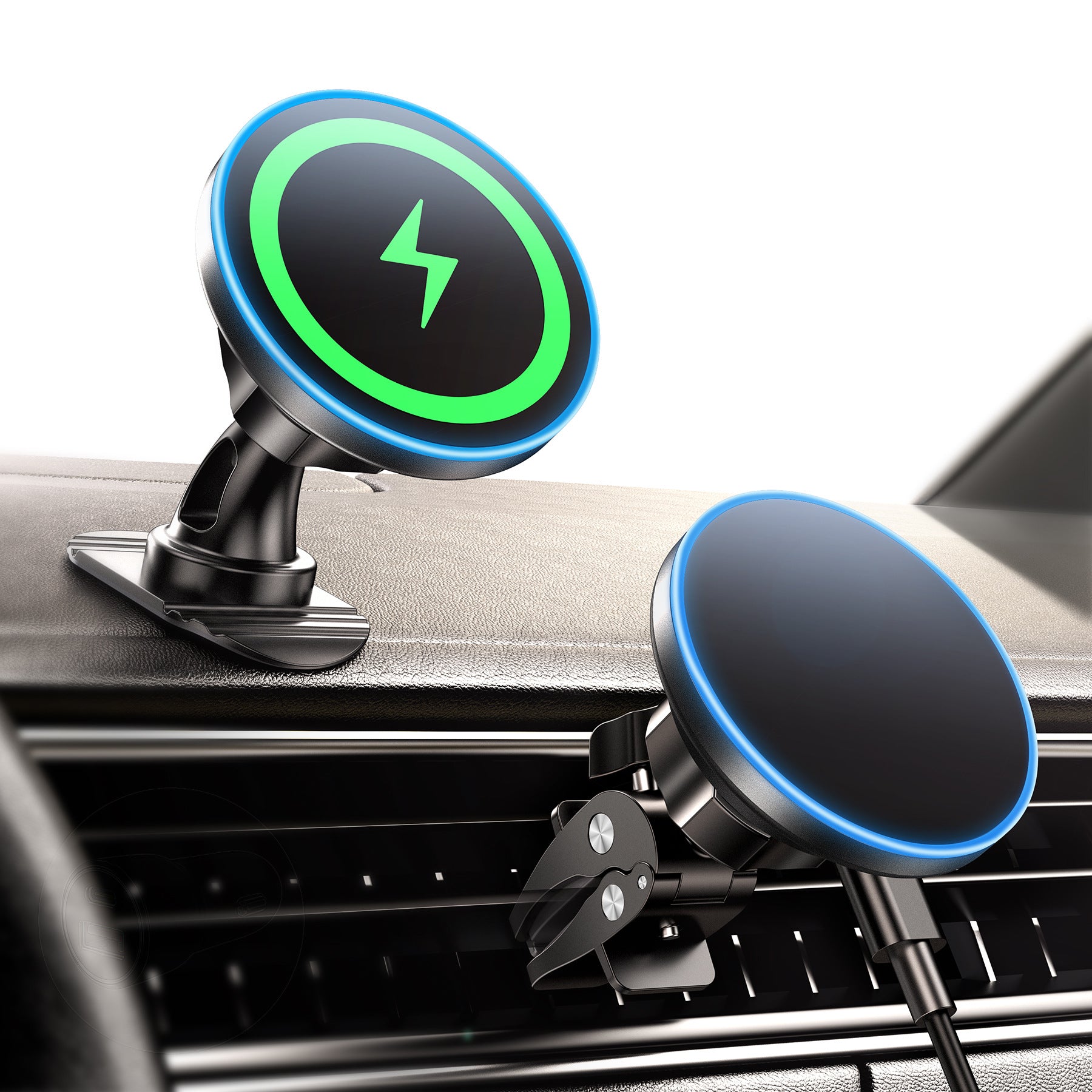 Cargador Inalámbrico Magnético para Coche 15W