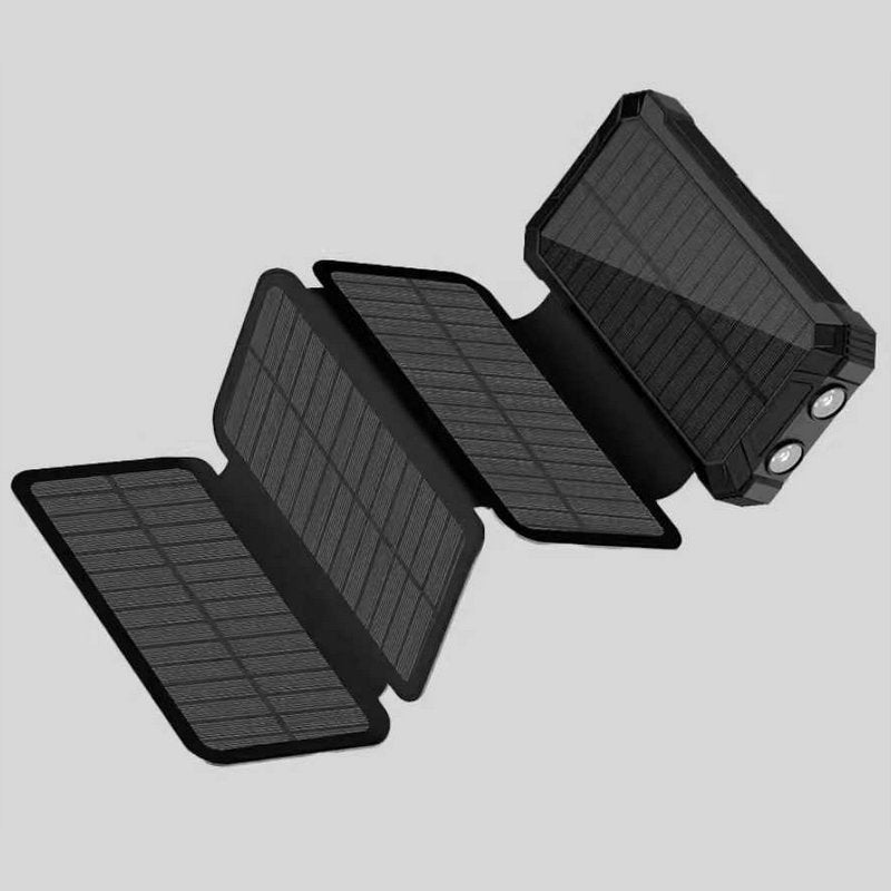 Batería Solar Portátil 20000mAh con Carga Inalámbrica