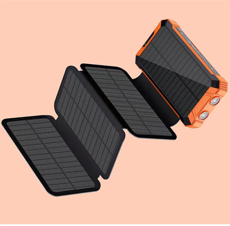 Batería Solar Portátil 20000mAh con Carga Inalámbrica