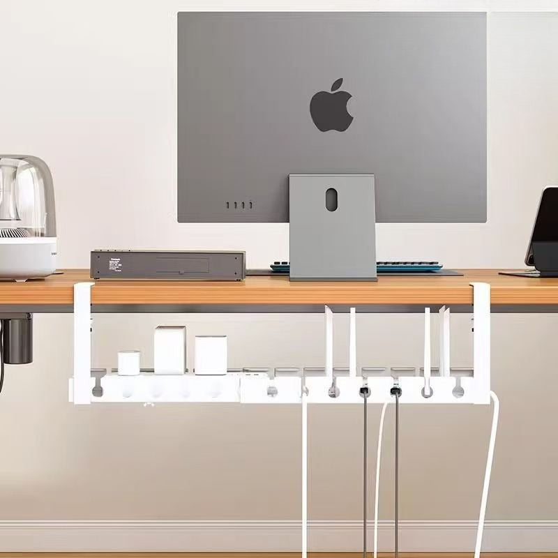 Organizador de Cables bajo Escritorio sin Taladro