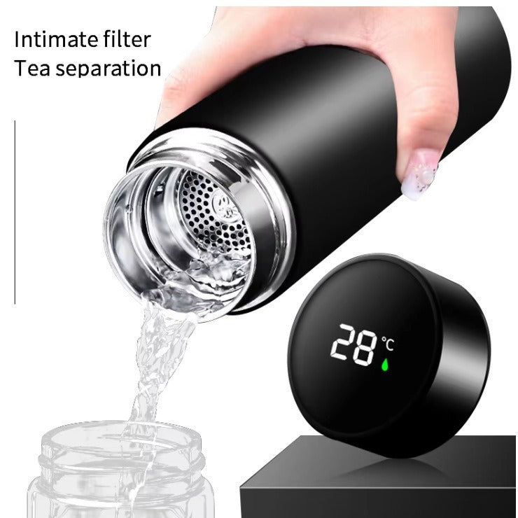 Botella de Agua Inteligente con Pantalla de Temperatura 500ml